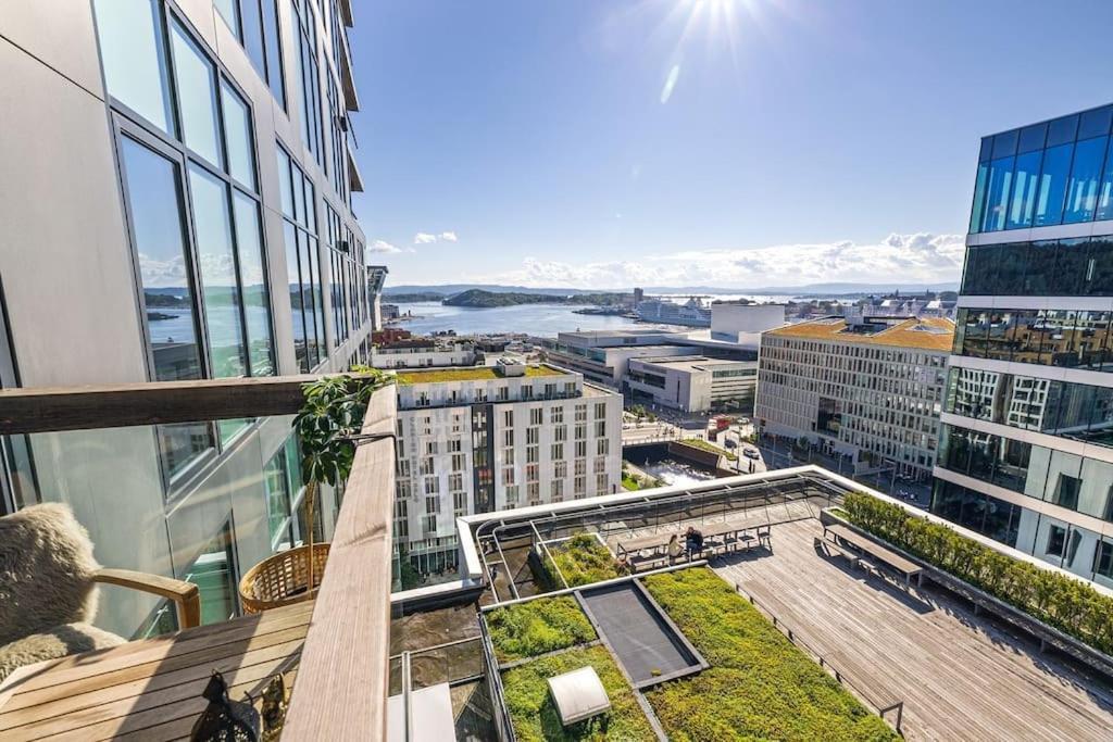 Modern 2Bed Room Sea View Apartment @ Oslo Barcode Exteriör bild