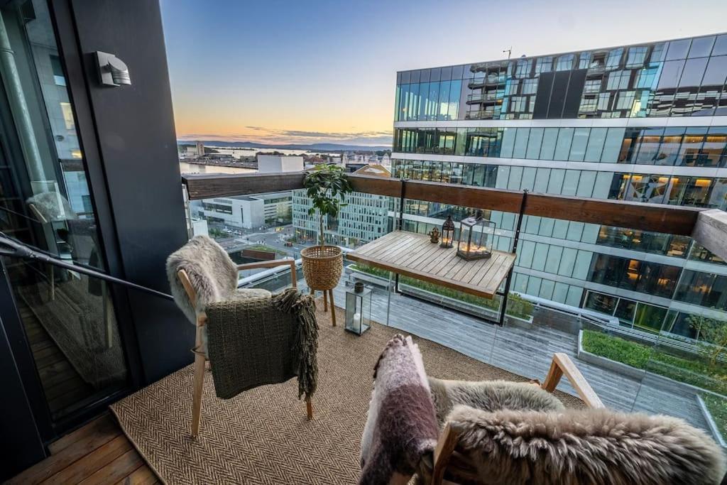 Modern 2Bed Room Sea View Apartment @ Oslo Barcode Exteriör bild